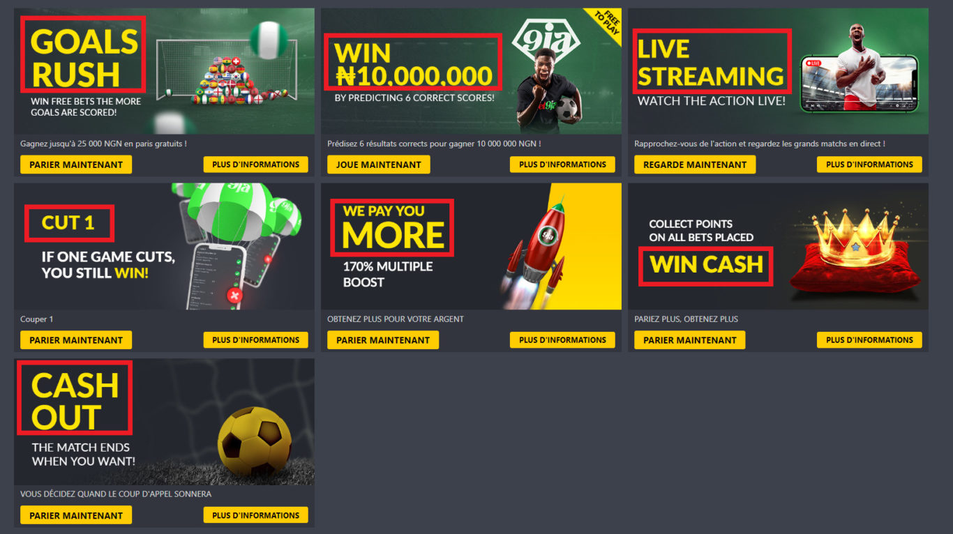 Bet9ja Bonus de Bienvenue