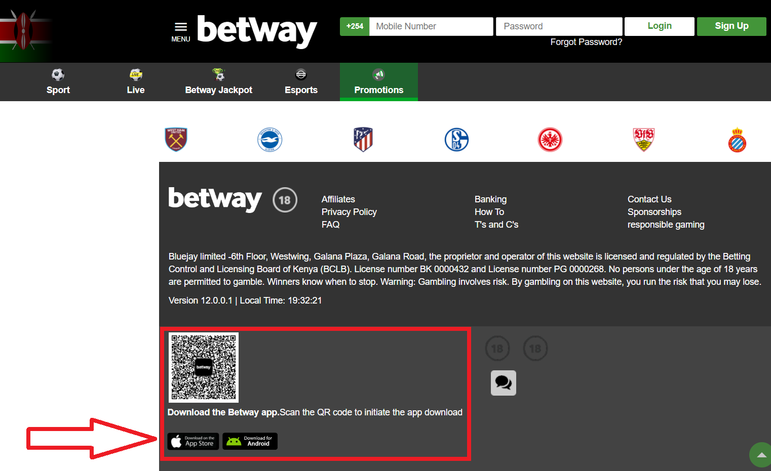 Assistance et Support Client chez Betway