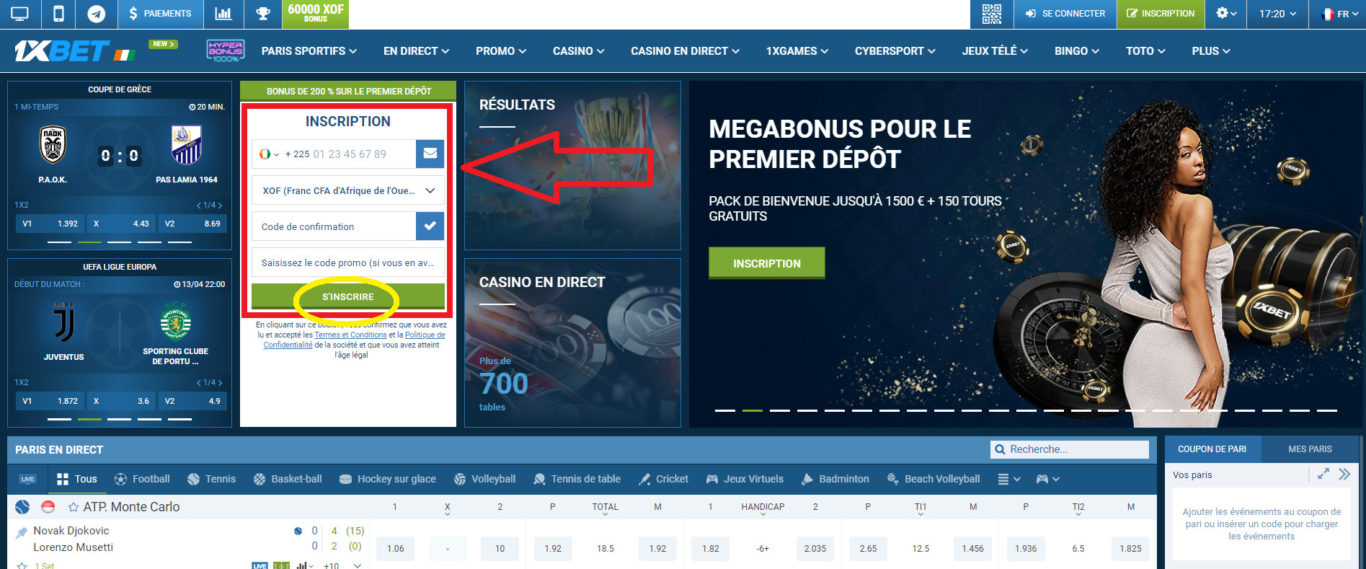 Les Fonctionnalités Accessibles Après Connexion sur 1xBet